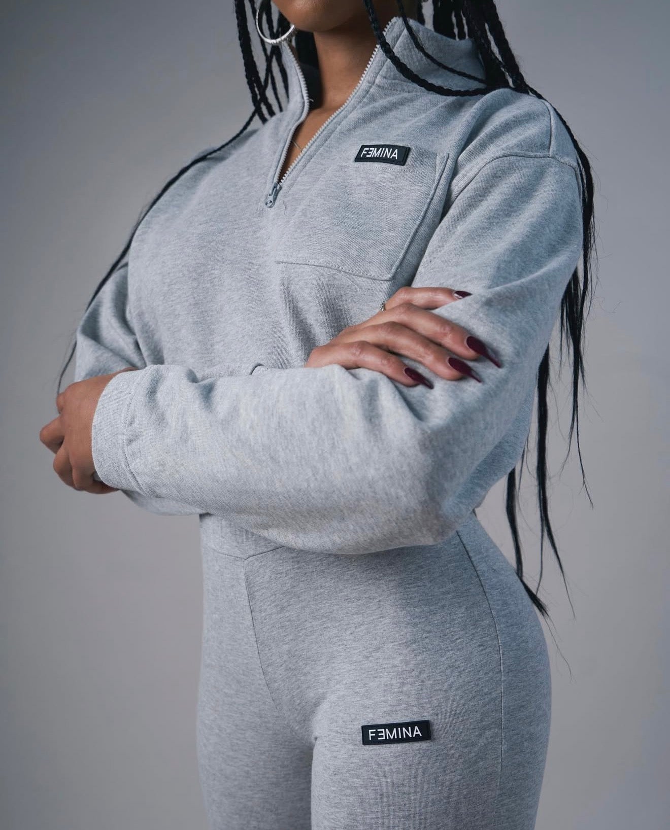 FƎMINA ESSENTIAL QUATER ZIP
